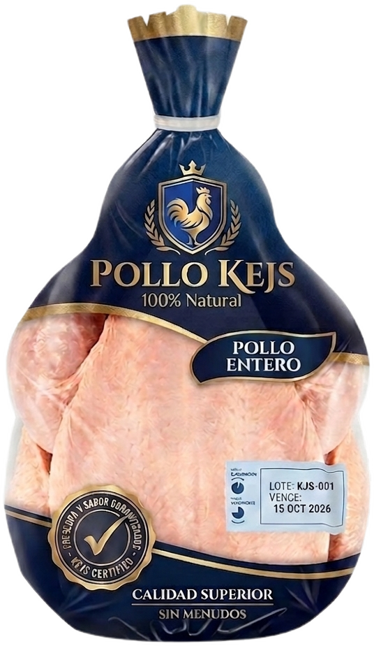 Pollo KEJS Empaquetado